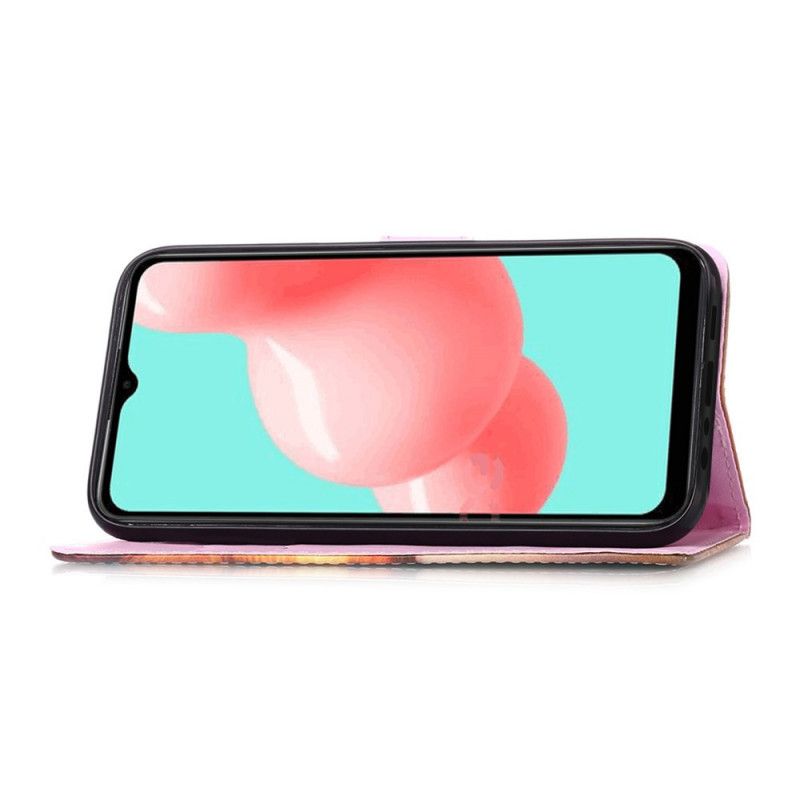 Läderfodral Samsung Galaxy A52 4G / A52 5G Mobilskal Vän Till Katten Ernest