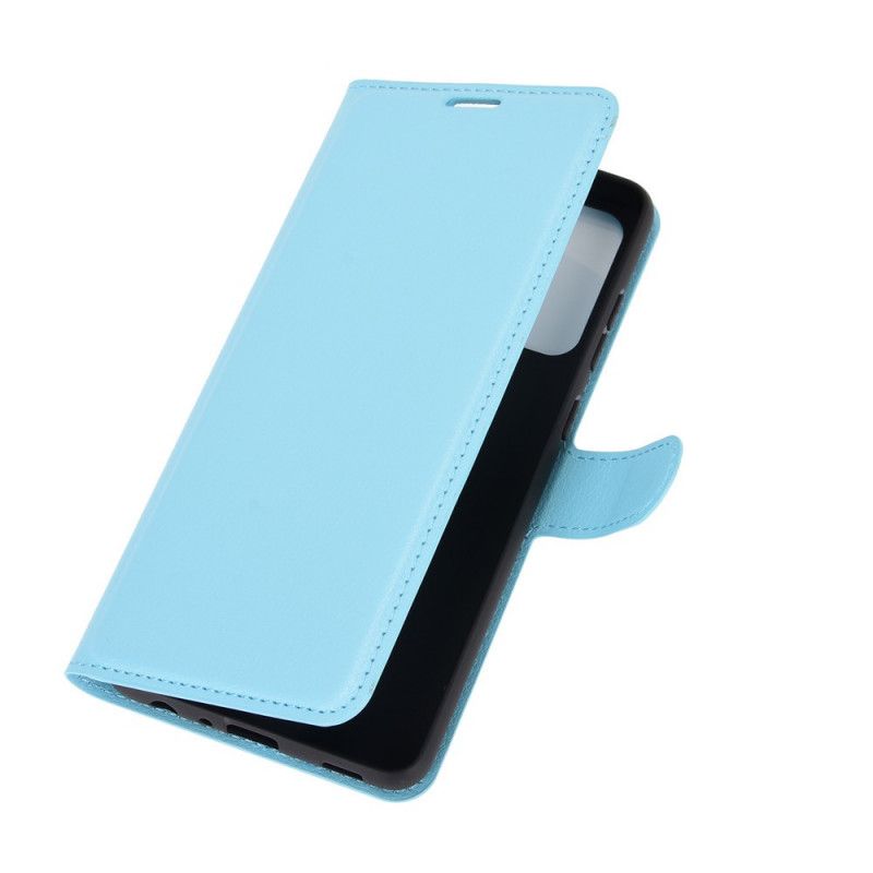 Läderfodral Samsung Galaxy A52 4G / A52 5G Svart Mobilskal Klassisk Litchi