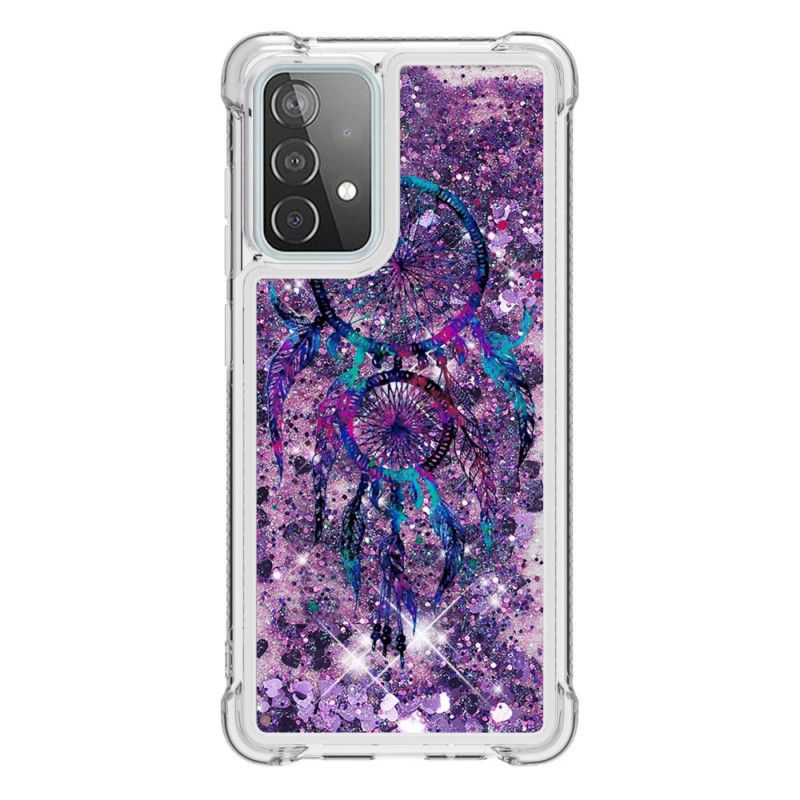 Skal för Samsung Galaxy A52 4G / A52 5G Glitter Drömfångare
