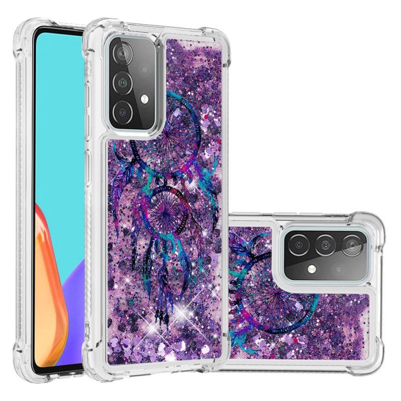 Skal för Samsung Galaxy A52 4G / A52 5G Glitter Drömfångare