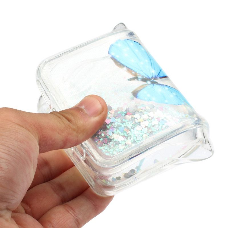 Skal för Samsung Galaxy A52 4G / A52 5G Glitter Flygande Fjärilar