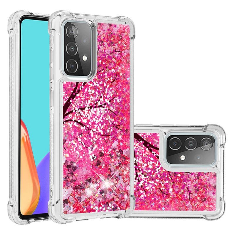 Skal för Samsung Galaxy A52 4G / A52 5G Glitterträd