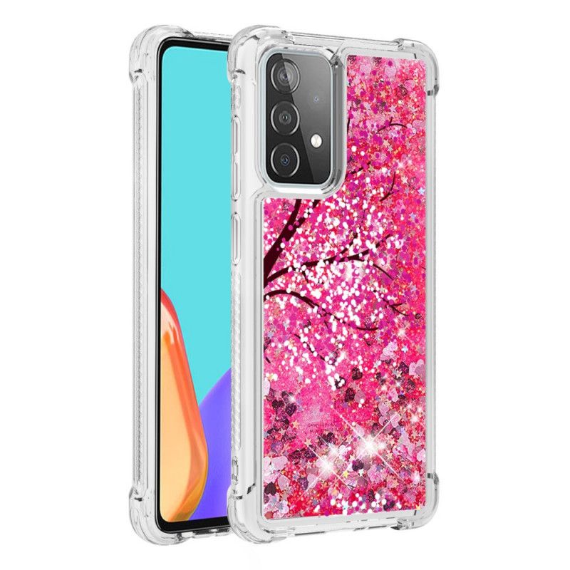 Skal för Samsung Galaxy A52 4G / A52 5G Glitterträd
