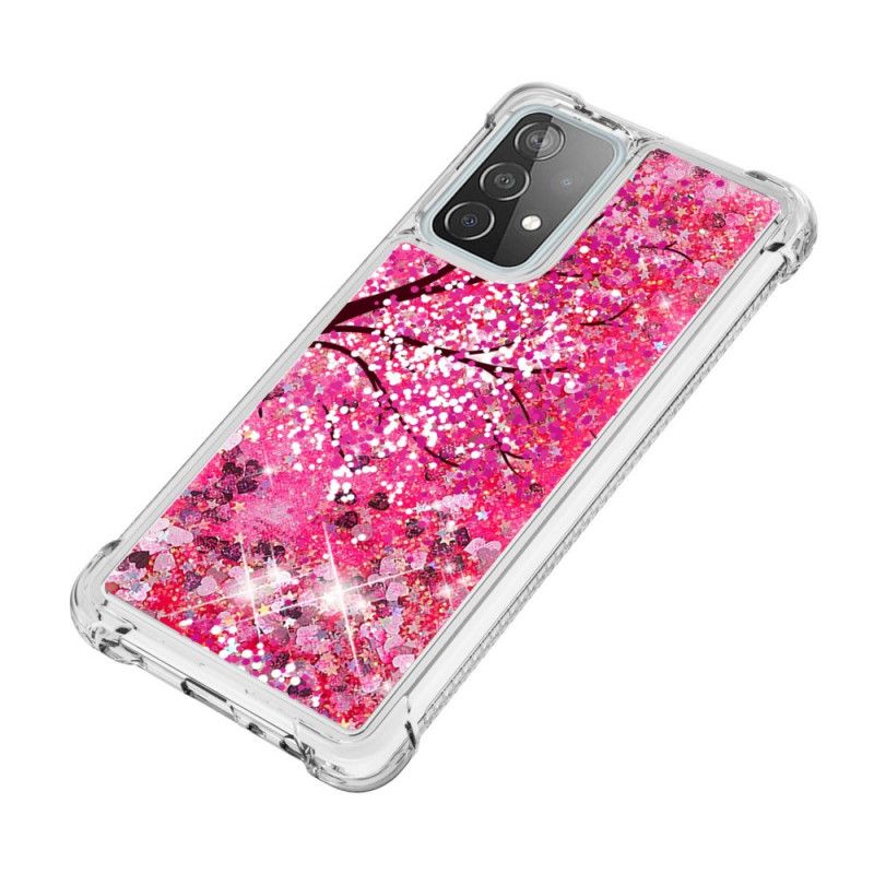 Skal för Samsung Galaxy A52 4G / A52 5G Glitterträd