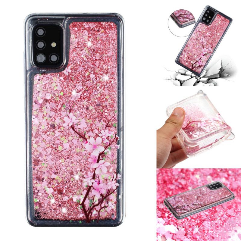 Skal för Samsung Galaxy A52 4G / A52 5G Glitterträd