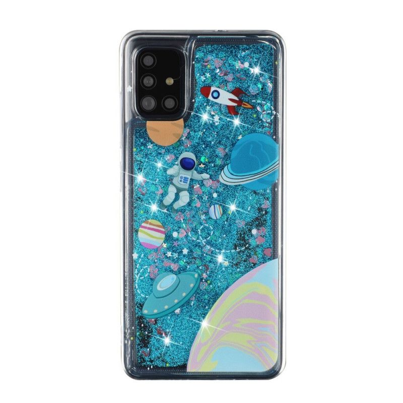Skal för Samsung Galaxy A52 4G / A52 5G Glitterutrymme