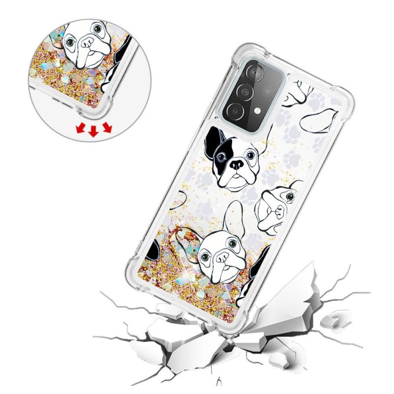Skal för Samsung Galaxy A52 4G / A52 5G Mr Hundglitter