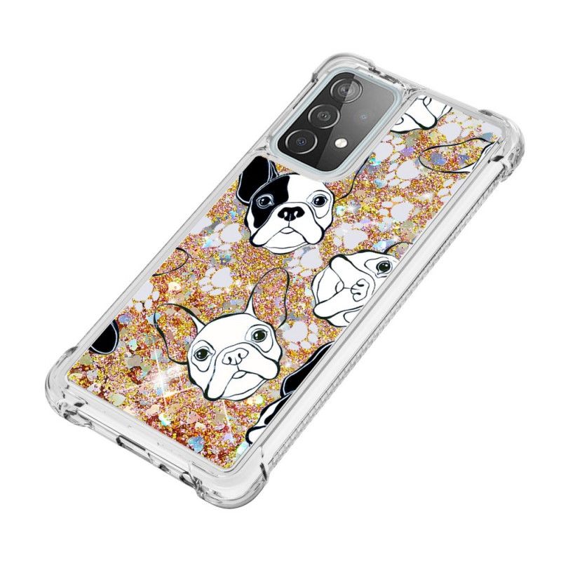 Skal för Samsung Galaxy A52 4G / A52 5G Mr Hundglitter