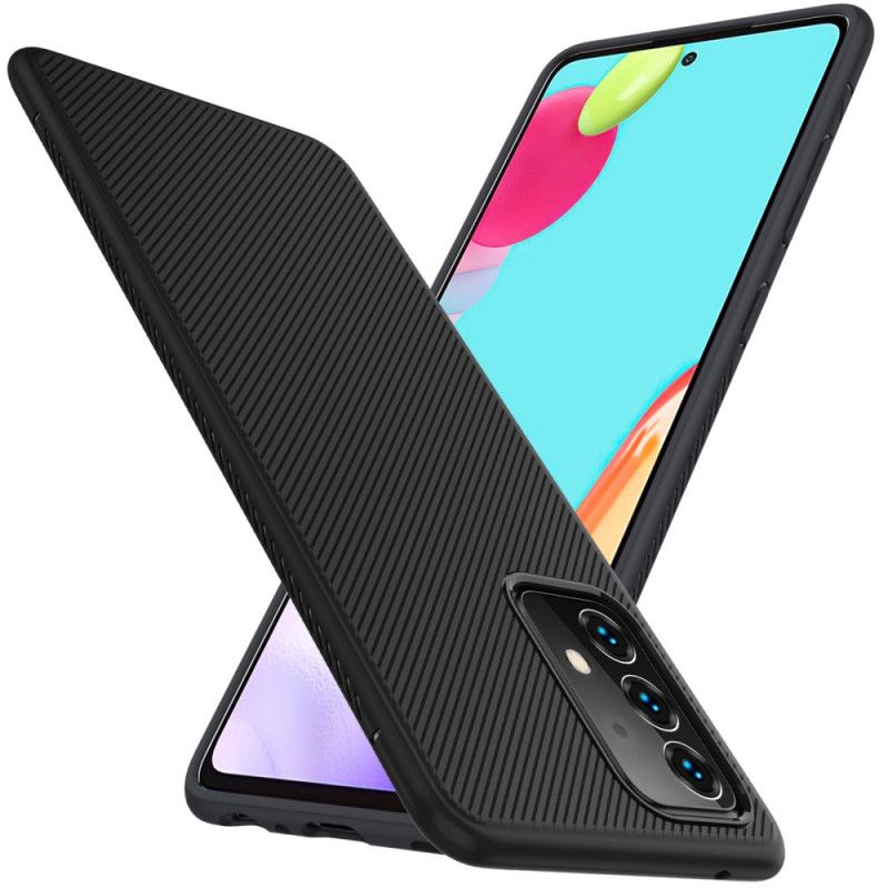 Skal för Samsung Galaxy A52 4G / A52 5G Svart Jazzserie Twill
