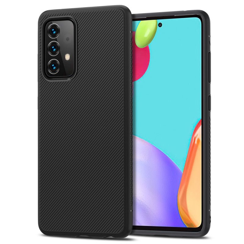 Skal för Samsung Galaxy A52 4G / A52 5G Svart Jazzserie Twill