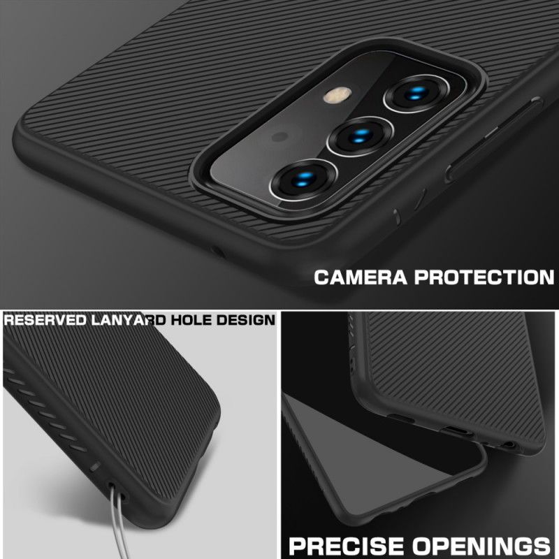 Skal för Samsung Galaxy A52 4G / A52 5G Svart Jazzserie Twill
