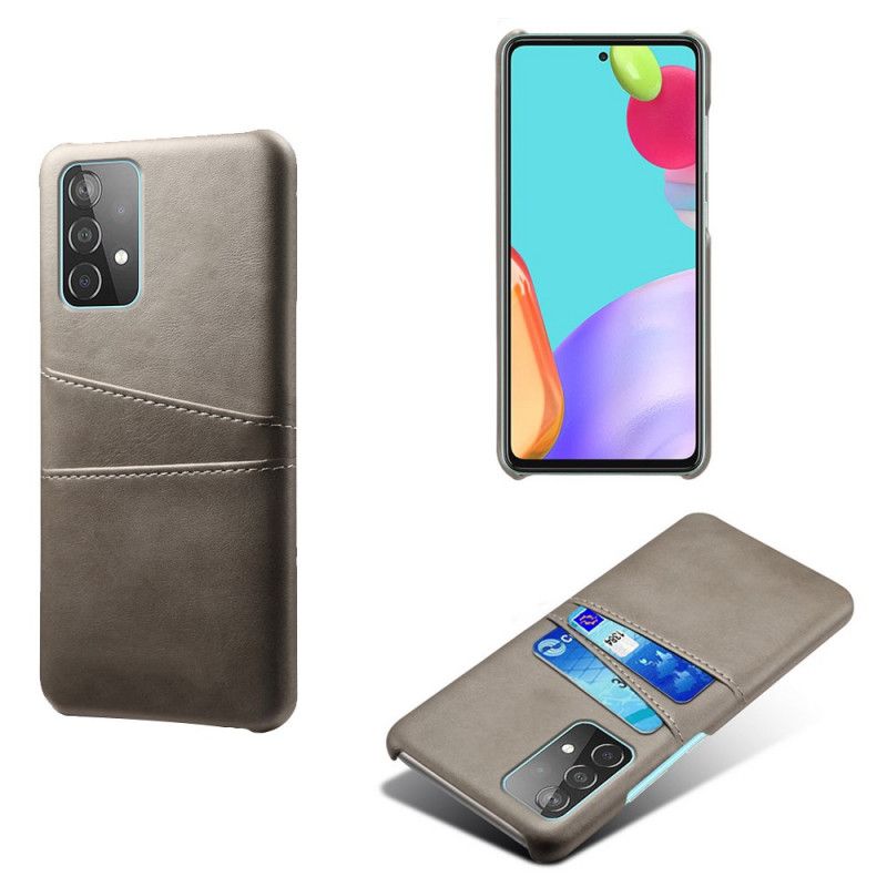 Skal för Samsung Galaxy A52 4G / A52 5G Svart Ksq-Korthållare