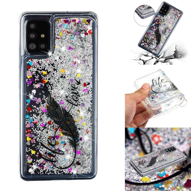 Skal Samsung Galaxy A52 4G / A52 5G Glitter Av Liv & Kärlek