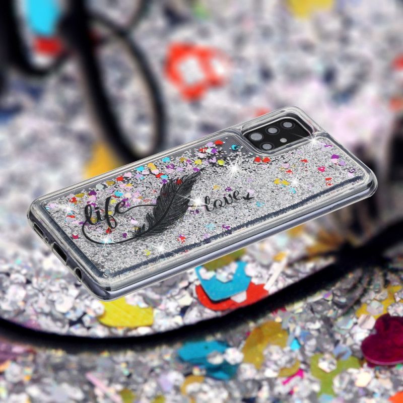 Skal Samsung Galaxy A52 4G / A52 5G Glitter Av Liv & Kärlek