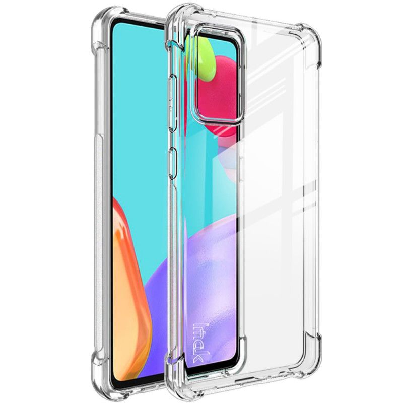 Skal Samsung Galaxy A52 4G / A52 5G Grå Mobilskal Imak Silkeslen