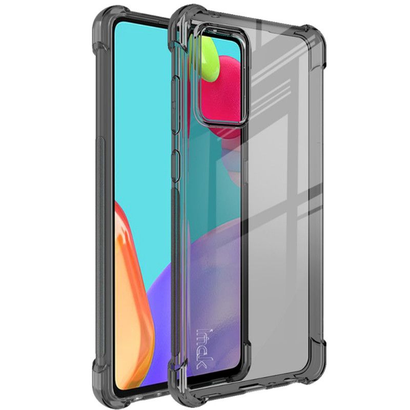 Skal Samsung Galaxy A52 4G / A52 5G Grå Mobilskal Imak Silkeslen