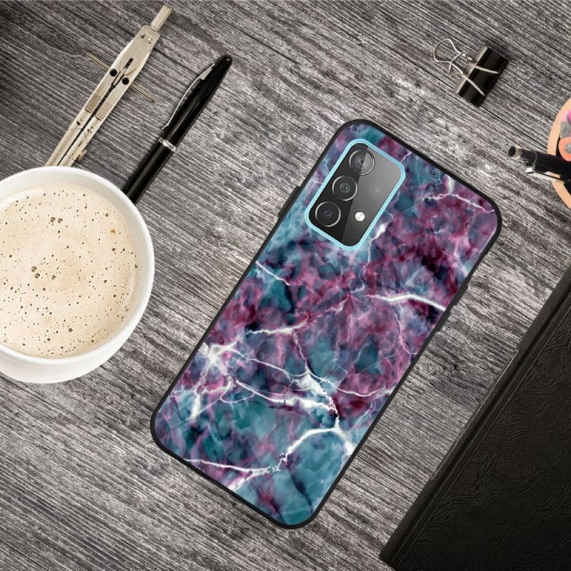 Skal Samsung Galaxy A52 4G / A52 5G Lila Marmor