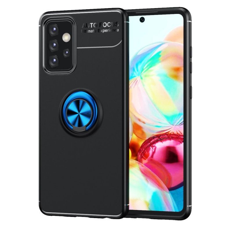 Skal Samsung Galaxy A52 4G / A52 5G Svart Mobilskal Roterande Ring