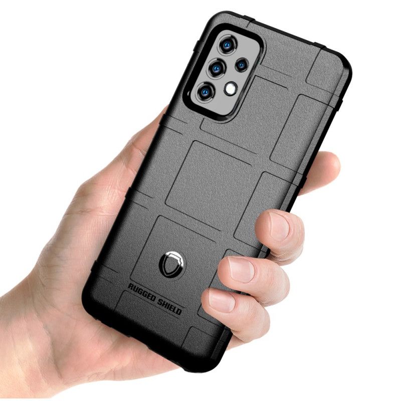 Skal Samsung Galaxy A52 4G / A52 5G Svart Robust Sköld