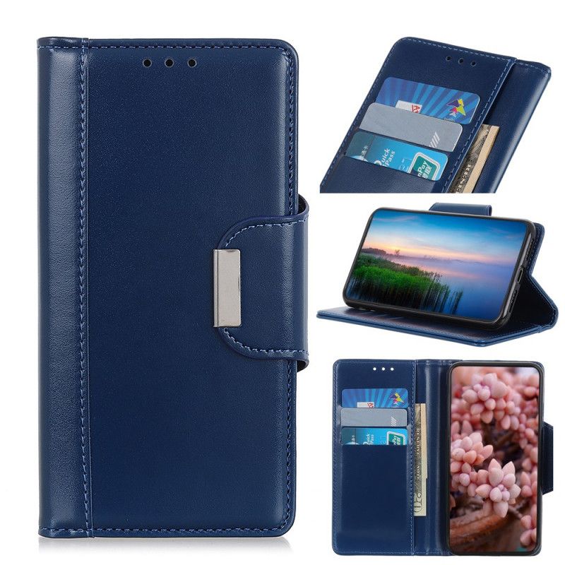 Skyddsfodral Samsung Galaxy A52 4G / A52 5G Svart Elegant Läder I Konstläder