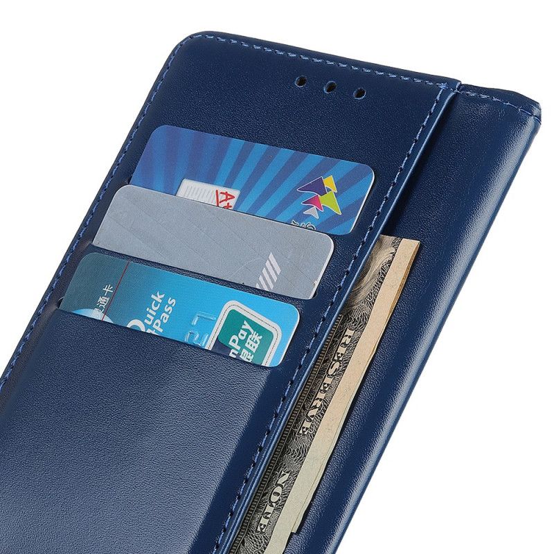 Skyddsfodral Samsung Galaxy A52 4G / A52 5G Svart Elegant Läder I Konstläder