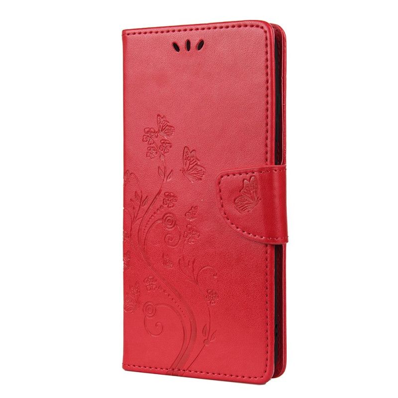 Skyddsfodral Samsung Galaxy A52 4G / A52 5G Svart Förtrollade Fjärilar