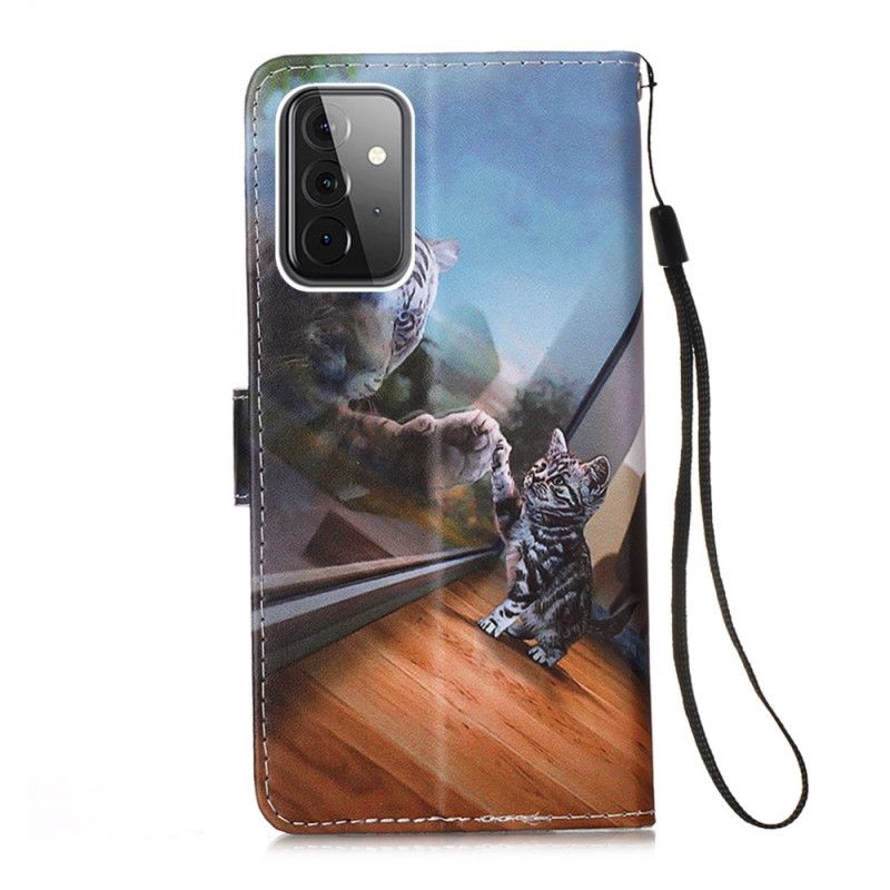 Skyddsfodral Samsung Galaxy A52 4G / A52 5G Svart Kattunge