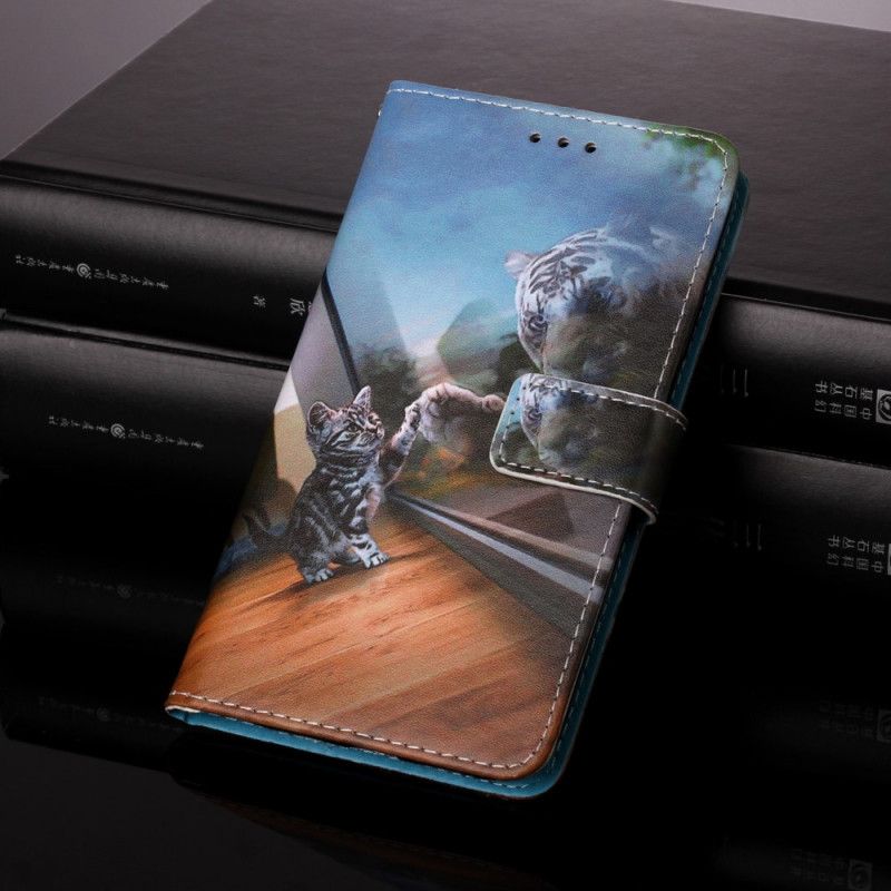 Skyddsfodral Samsung Galaxy A52 4G / A52 5G Svart Kattunge