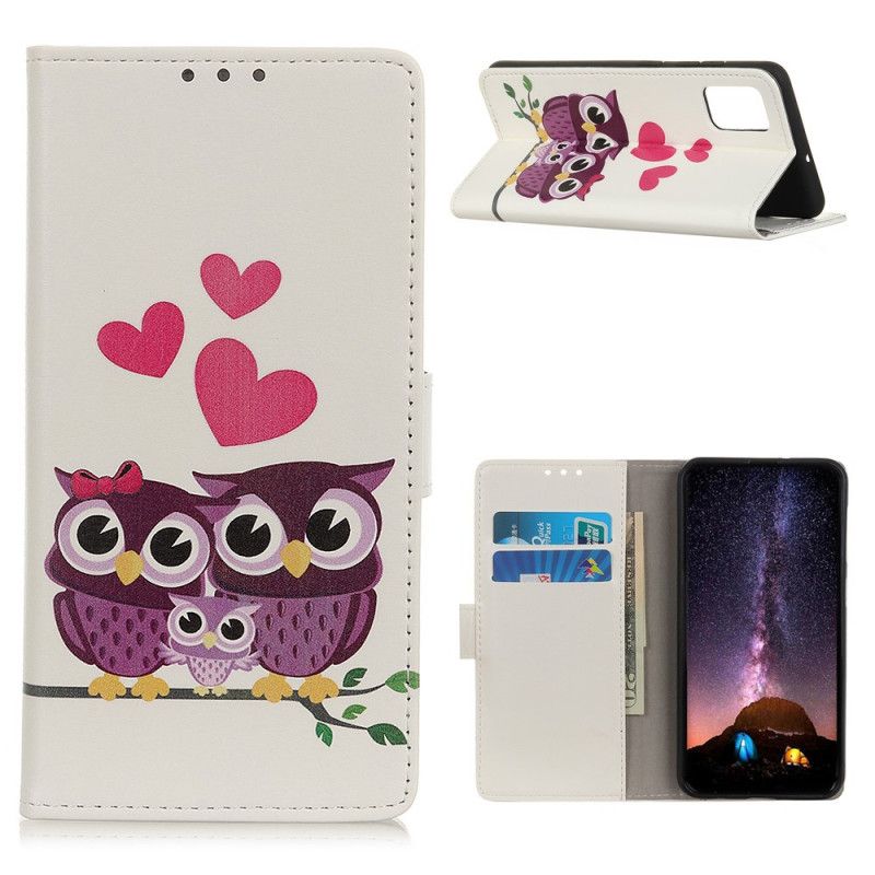 Skyddsfodral Samsung Galaxy A52 4G / A52 5G Uggla Familj