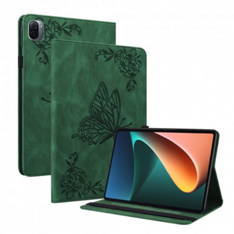 Fodral För Xiaomi Pad 5 Stiliserade Fjärilar
