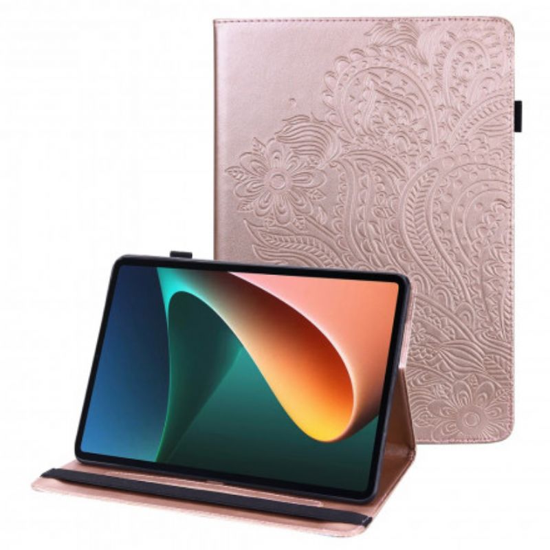 Fodral Xiaomi Pad 5 Stiliserad Blomma