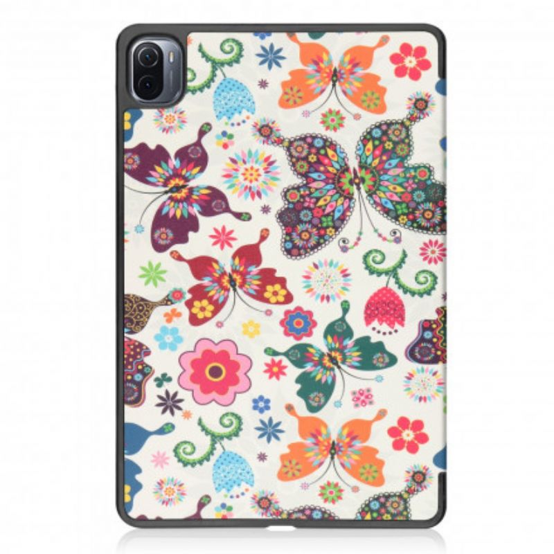 Smart Fodral Xiaomi Pad 5 Vintage Blompennhållare