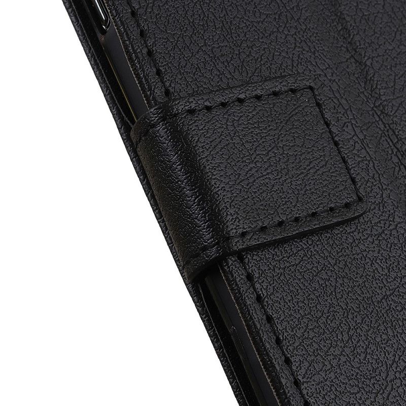 Fodral för Xiaomi Poco F2 Pro Svart Retro Konstläder