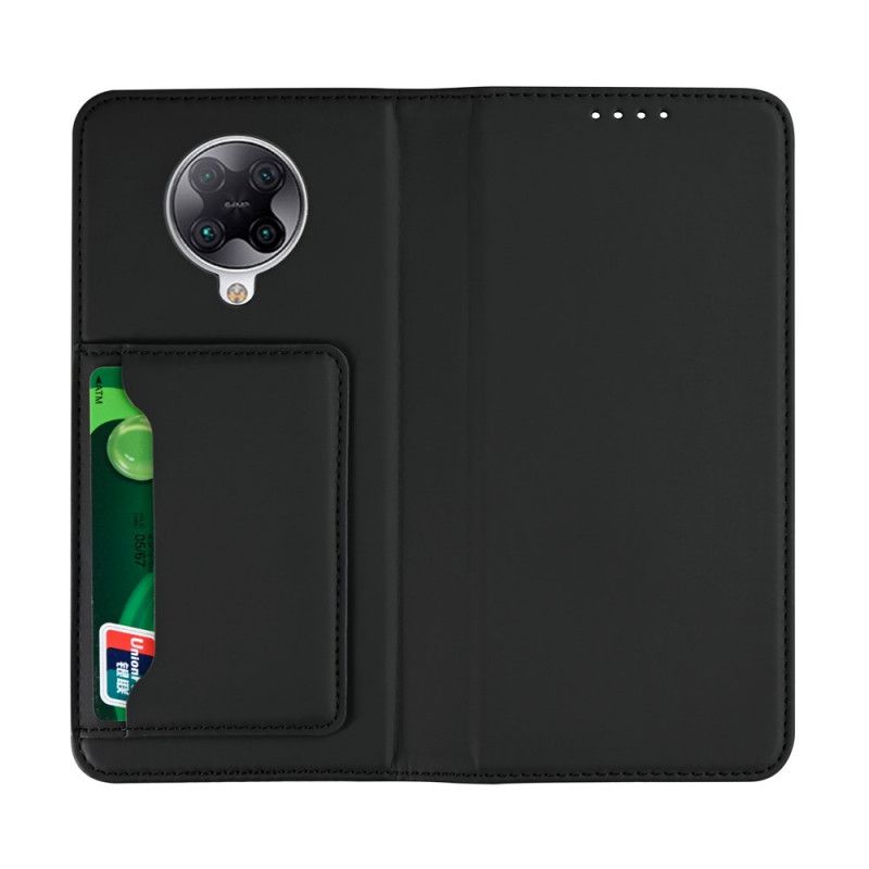 Folio-fodral för Xiaomi Poco F2 Pro Svart Supportkorthållare