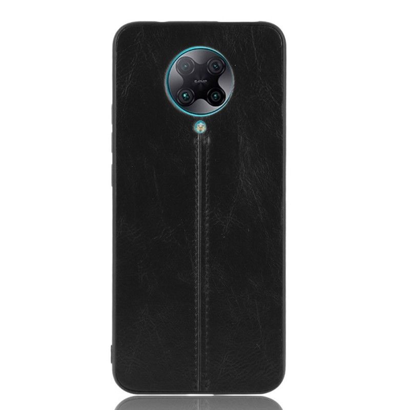 Skal för Xiaomi Poco F2 Pro Sydd Lädereffekt