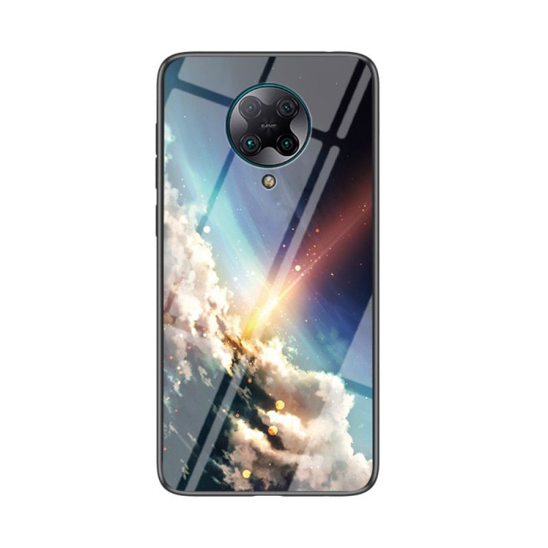 Skal Xiaomi Poco F2 Pro Svart Skönhetshärdat Glas