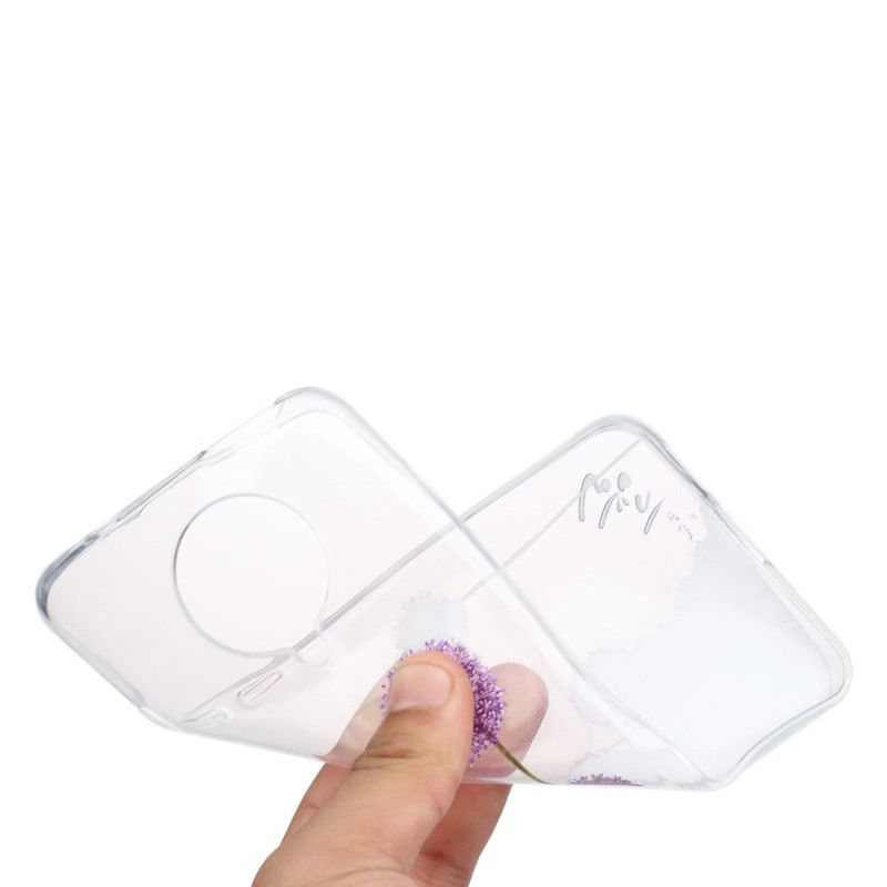 Skal Xiaomi Poco F2 Pro Transparent Färgade Maskrosor