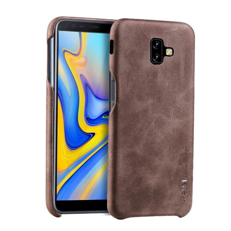 Skal för Samsung Galaxy J6 Plus Brun Premiumserie