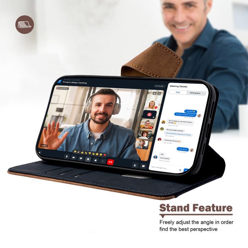 Fodral Realme C75 Vintage Tvåfärgad