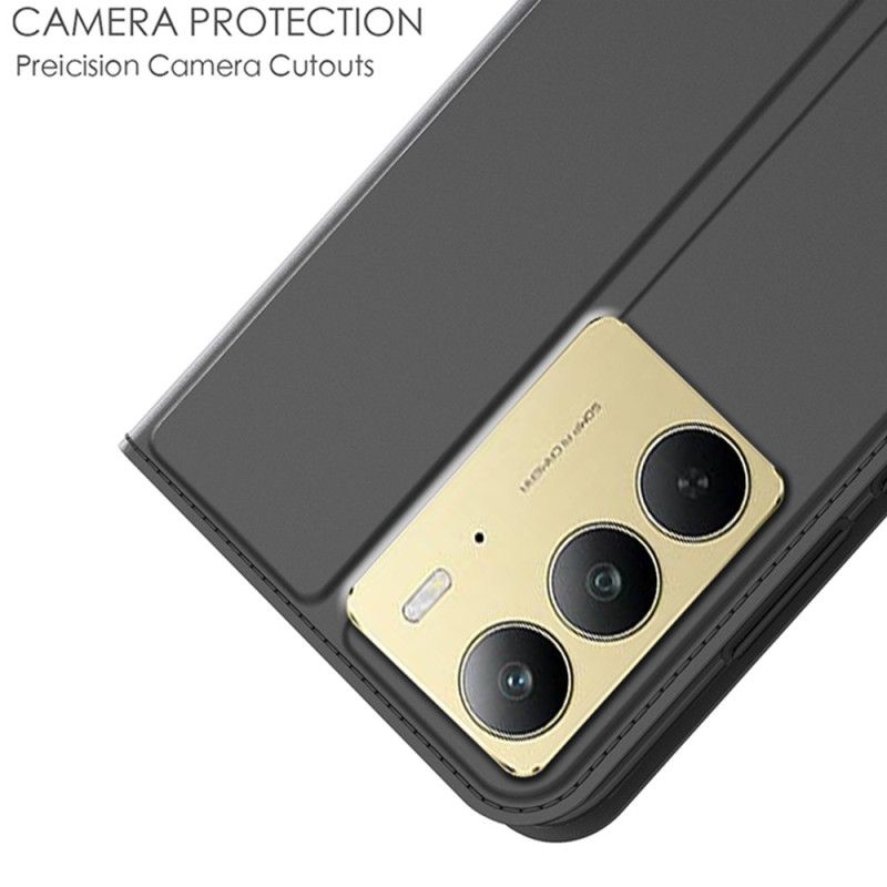 Folio-fodral Realme C75 Korthållare