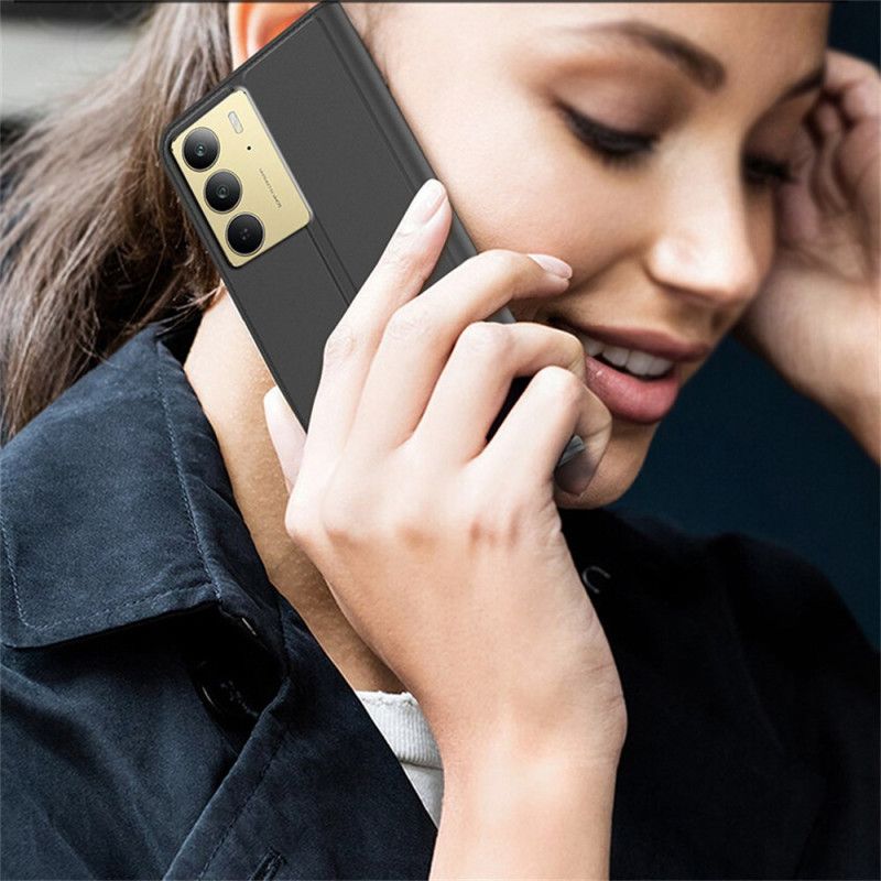 Folio-fodral Realme C75 Korthållare