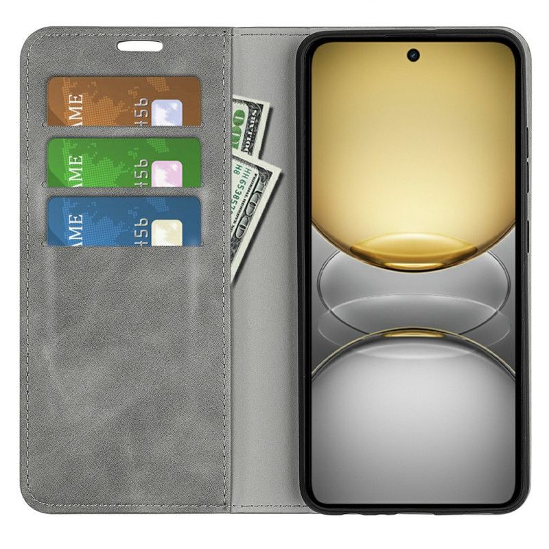 Folio-fodral Realme C75 Lädermodell