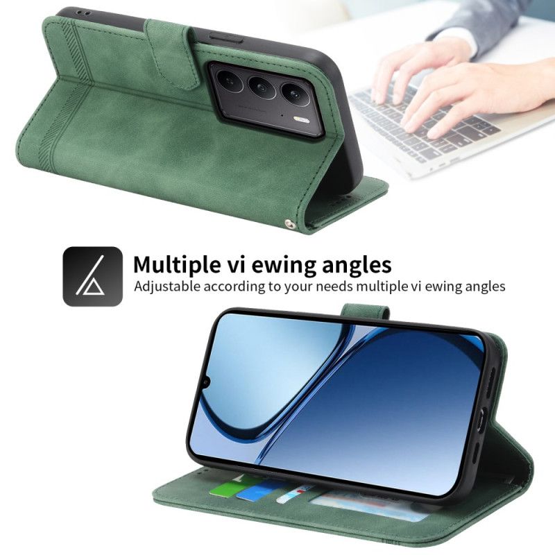 Läderfodral Realme C75 Telefonfodral Dierfeng