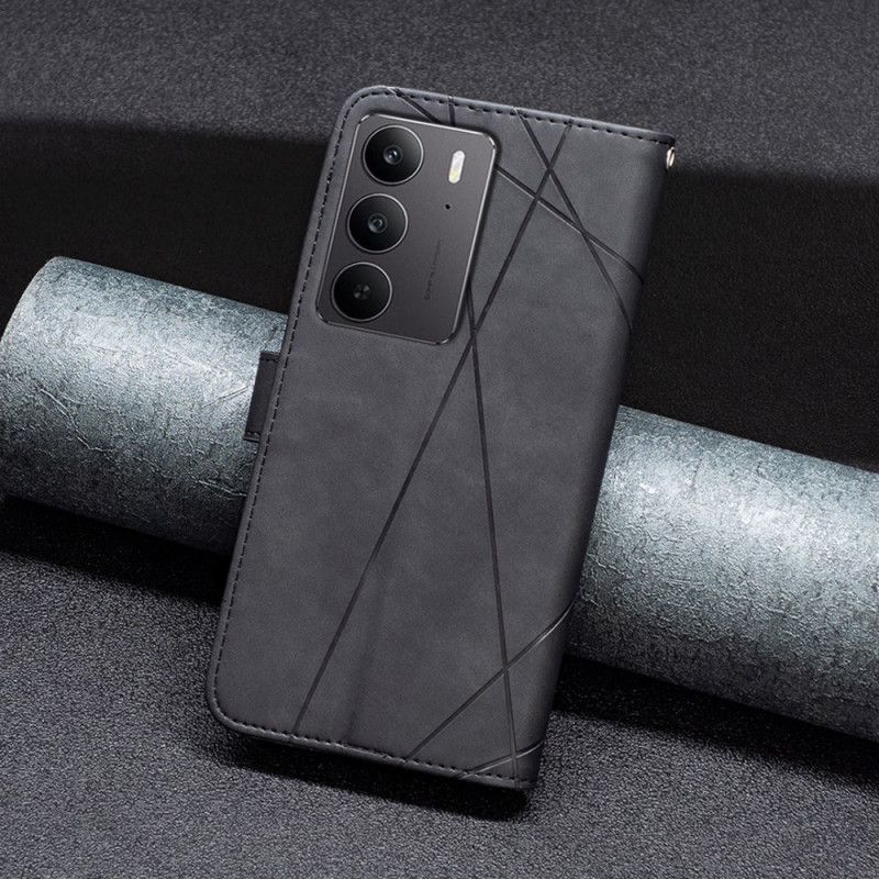 Skyddsfodral Realme C75 Geometriskt Mönster Binfen-färg