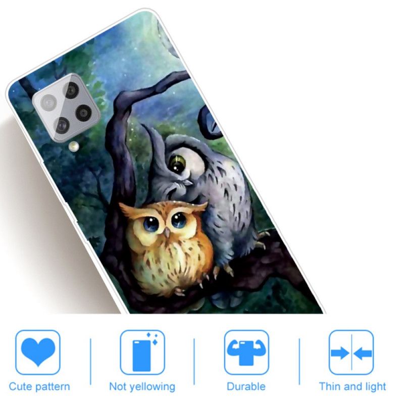 Skal för Samsung Galaxy A42 5G Uggelmålning