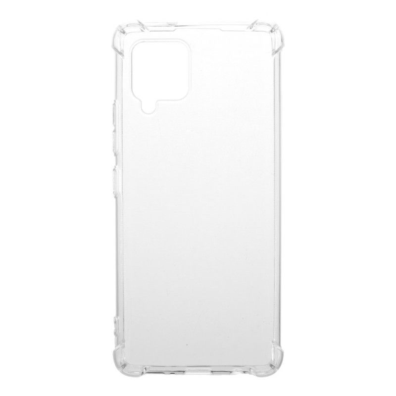 Skal Samsung Galaxy A42 5G Mobilskal Genomskinliga Förstärkta Hörn