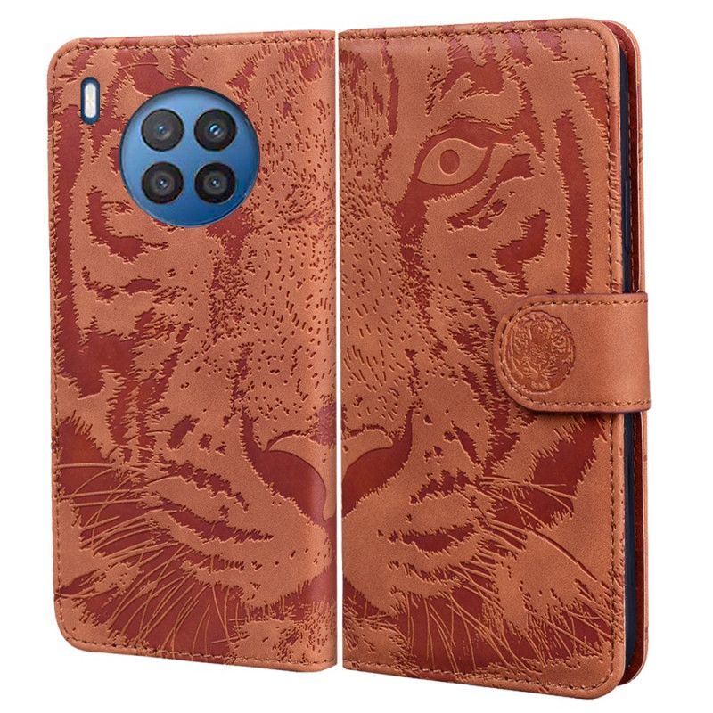 Fodral Huawei Nova 8i / Honor 50 Lite Tiger Face Print