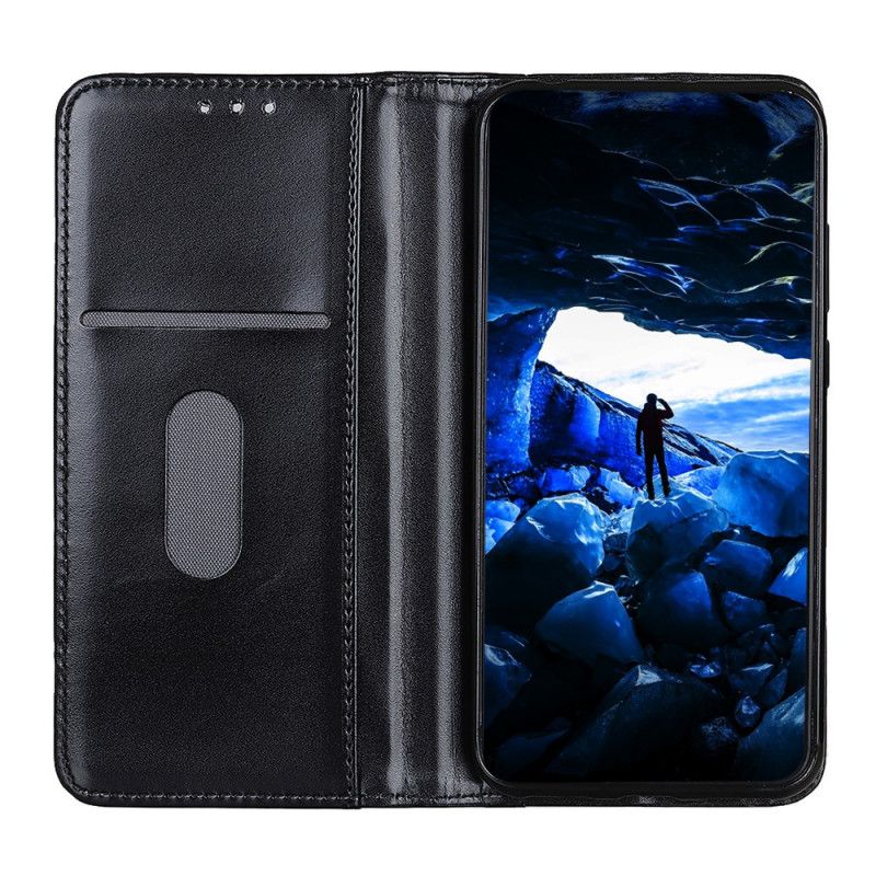 Folio-fodral för Huawei Mate 40 Pro Svart Elegant Delat Läder