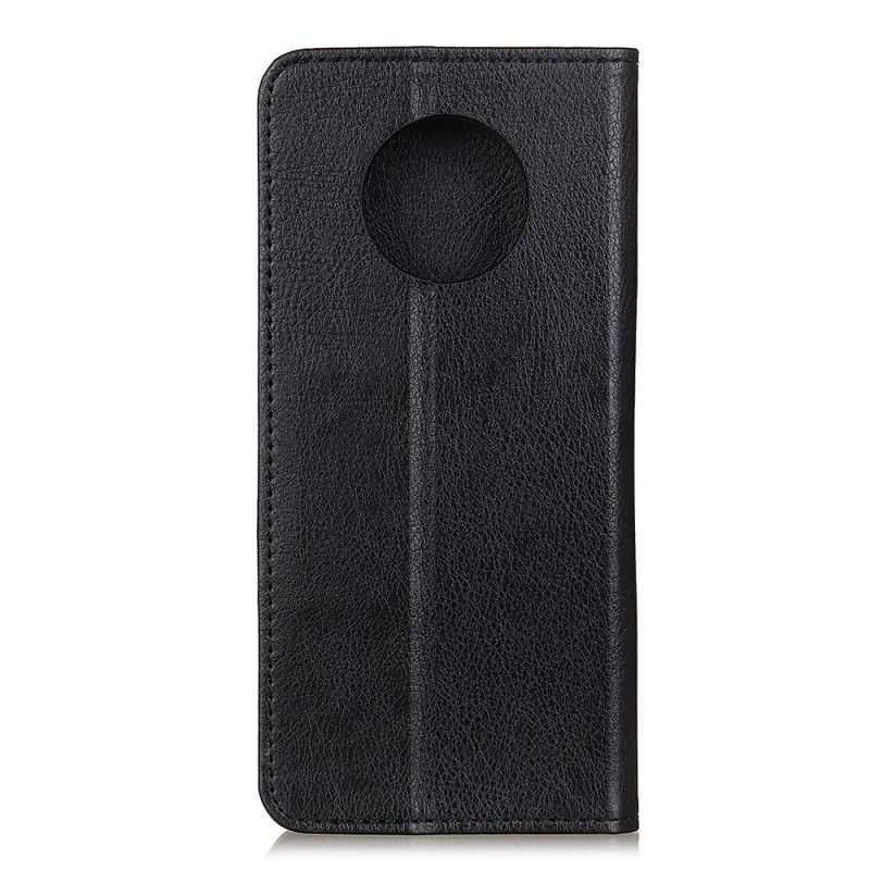 Folio-fodral Huawei Mate 40 Pro Svart Enkel Split Litchi
