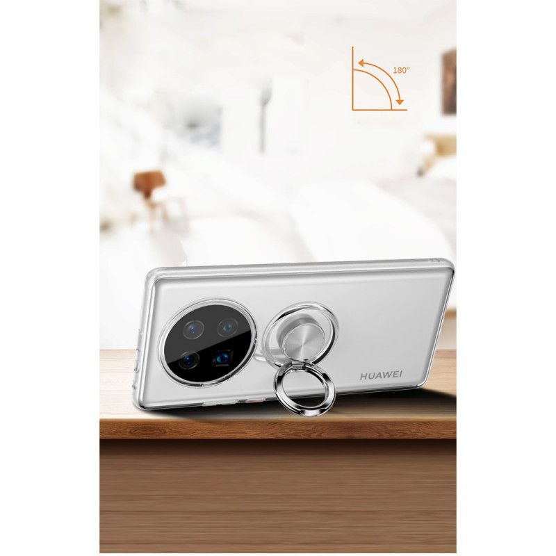 Skal Huawei Mate 40 Pro Svart Hybridroterande Ring